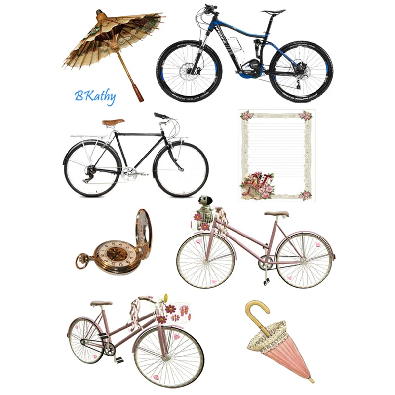 2 pcs/lot Vintage Bicycle Umbrella DIY Waterproof Paper Sticker Post It Stationery Scrapbook Notebook Planner Stickers
2 pcs/lot Vintage Bicycle Umbrella DIY Waterproof Paper Sticker Post It Stationery Scrapbook Notebook Planner Stickers