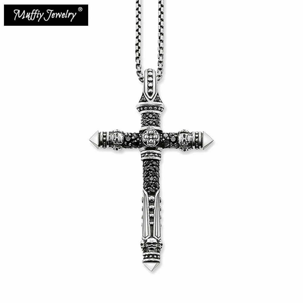 Black Cross Link Chain Necklace,Thomas Vintage Chains European TS Fashion Gift Jewelry in 925 Sterling Silver For Women Men
Black Cross Link Chain Necklace,Thomas Vintage Chains European TS Fashion Gift Jewelry in 925 Sterling Silver For Women Men