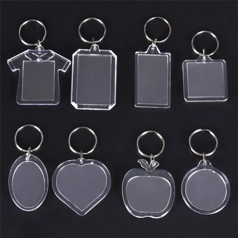 5PCS/lot Keyring Keychain Rectangle Transparent Blank Acrylic Insert Photo Picture Frame DIY Split Ring Key Chain Gift
5PCS/lot Keyring Keychain Rectangle Transparent Blank Acrylic Insert Photo Picture Frame DIY Split Ring Key Chain Gift
