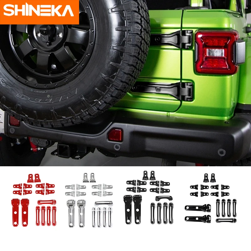 SHINEKA Car Stickers for Jeep Wrangler JL 2018 ABS Car Spare Tire Hood Hinge Tailgate Tail Door Handle Hinge Decoration Stickers
SHINEKA Car Stickers for Jeep Wrangler JL 2018 ABS Car Spare Tire Hood Hinge Tailgate Tail Door Handle Hinge Decoration Stickers