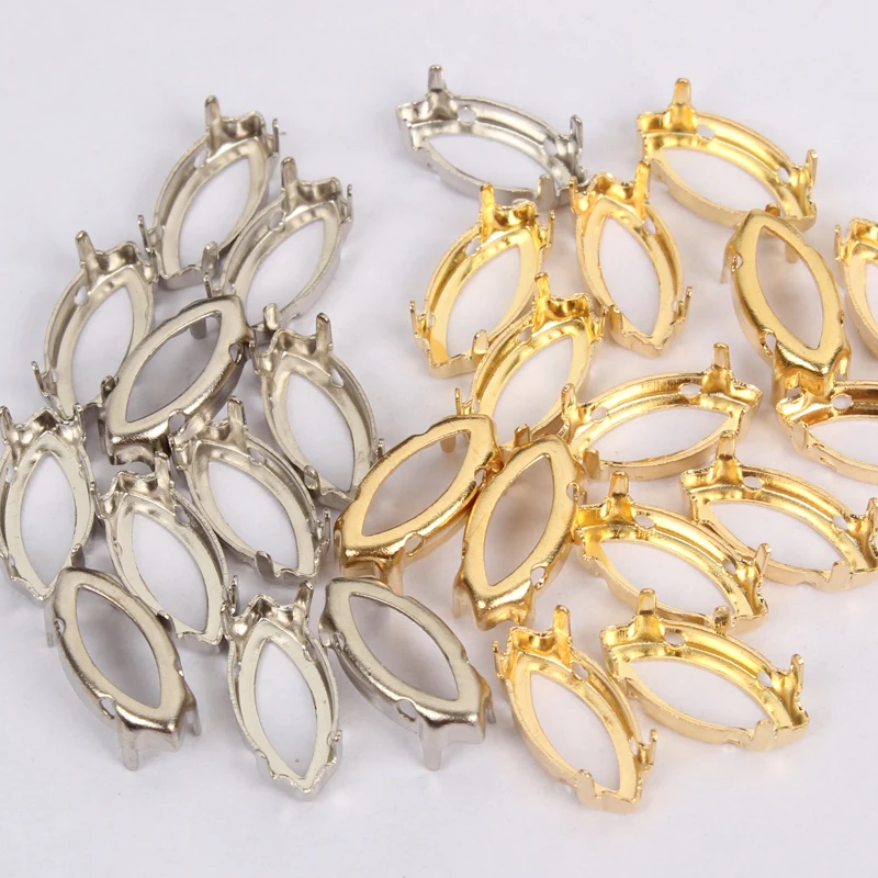 Empty claw Sew on Rhinestone Horse eye/Boat/Marquise Claw set size 5*10, 6*12, 7*15, 9*18, 13*27,17*31 for Garment Accessories
Empty claw Sew on Rhinestone Horse eye/Boat/Marquise Claw set size 5*10, 6*12, 7*15, 9*18, 13*27,17*31 for Garment Accessories
