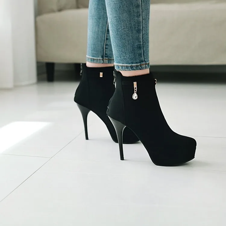 Big Size 9 10 11-17 boots women shoes ankle boots for women ladies boots Pointed suede hydraulic drill rear zipper
Big Size 9 10 11-17 boots women shoes ankle boots for women ladies boots Pointed suede hydraulic drill rear zipper
