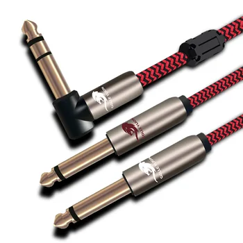 Stereo 1/4inch TRS 6.35mm to 2x 1/4 in TS 6.35mm Male Jack Audio Cable For Speaker Amplifier Mixer Consoles Y-Cords 1m 2m 3m 5m
Stereo 1/4inch TRS 6.35mm to 2x 1/4 in TS 6.35mm Male Jack Audio Cable For Speaker Amplifier Mixer Consoles Y-Cords 1m 2m 3m 5m