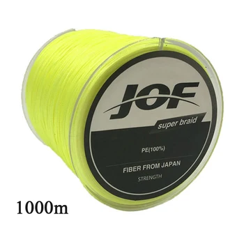JOF Fishing Line 8 Strands 1000m 8 Colors PE Big Horsepower Braided 8Weaves Strong Braided Wire Multifilament Fishing Line/Tools
JOF Fishing Line 8 Strands 1000m 8 Colors PE Big Horsepower Braided 8Weaves Strong Braided Wire Multifilament Fishing Line/Tools