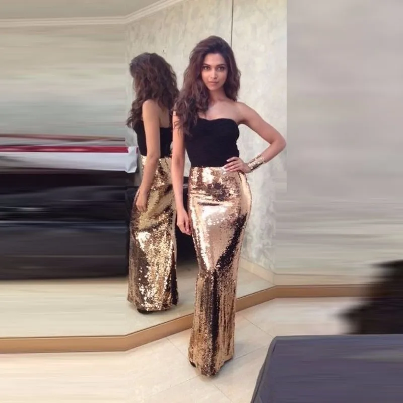 Sparkly Champagne Gold Sequined Mermaid Skirt European Style High End Long Sequins Skirt Custom Made Any Size 36 Color Available
Sparkly Champagne Gold Sequined Mermaid Skirt European Style High End Long Sequins Skirt Custom Made Any Size 36 Color Available