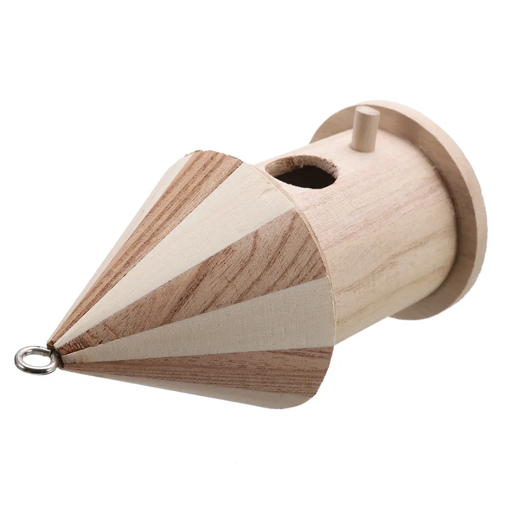 Mayitr Wooden Bird House Birdhouse Hanging Nest Feeder with Loop Home Garden Yard Outdoor Pet Decors
Mayitr Wooden Bird House Birdhouse Hanging Nest Feeder with Loop Home Garden Yard Outdoor Pet Decors