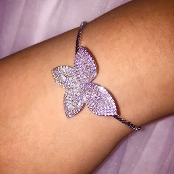 Celebrity AAA cz pave setting elegant unique Rose Flower leaf shaped charm bracelet for women hand party accessories
Celebrity AAA cz pave setting elegant unique Rose Flower leaf shaped charm bracelet for women hand party accessories