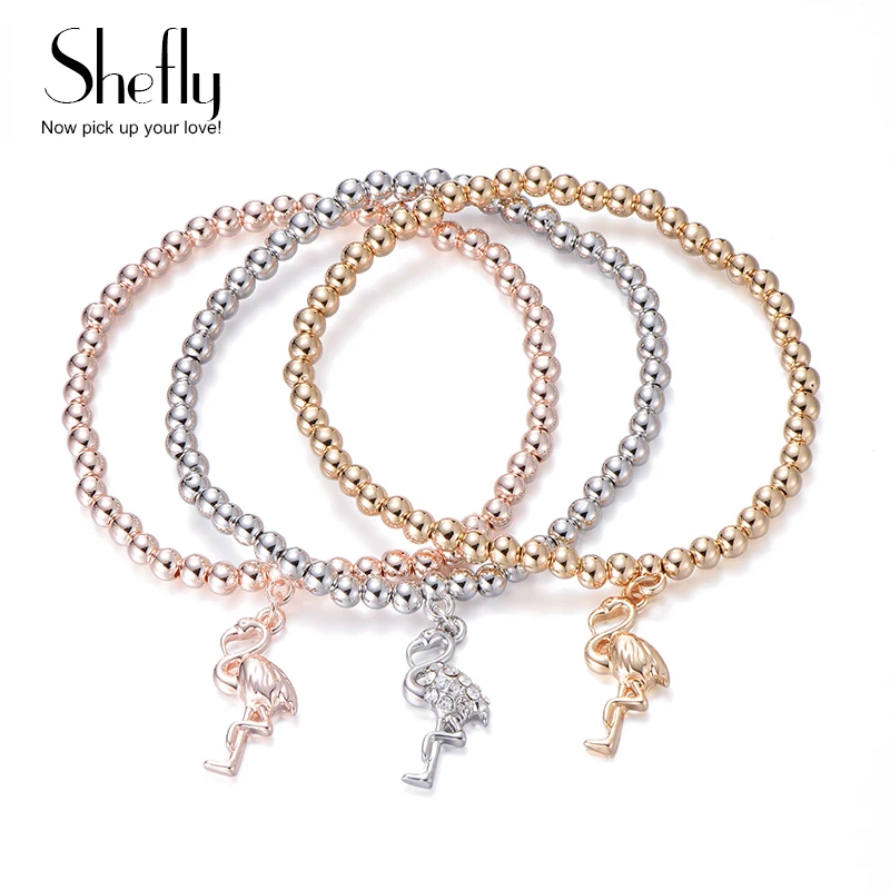 3 Pcs/set Handmade Beaded Rhinestone Bracelet Flamingo Charms Adjustable Strand Colorful Beads Lover Friends Bracelets for Women
3 Pcs/set Handmade Beaded Rhinestone Bracelet Flamingo Charms Adjustable Strand Colorful Beads Lover Friends Bracelets for Women
