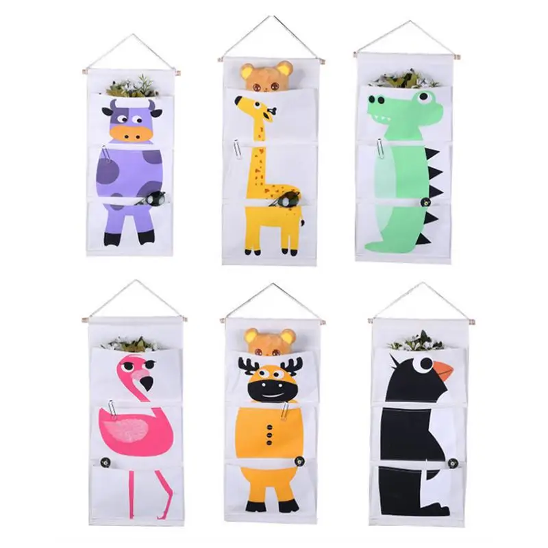 3 Pocket Animal Striped Bag Canvas Storage Bag Wall-Mounted Wardrobe Hanging Bag Home Wall Decoration Door Multi-Layer Linen Sto
3 Pocket Animal Striped Bag Canvas Storage Bag Wall-Mounted Wardrobe Hanging Bag Home Wall Decoration Door Multi-Layer Linen Sto
