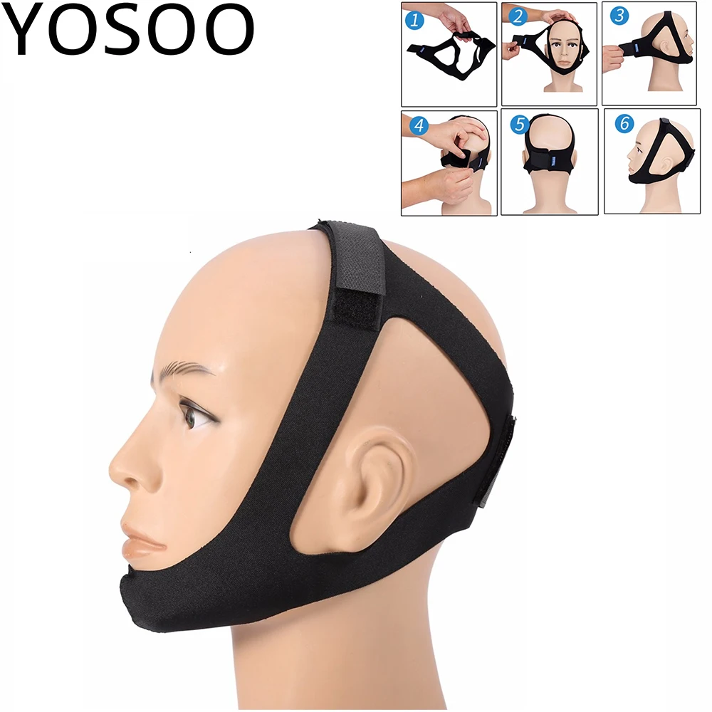 Yosoo Anti Snoring Chin Strap Belt Stop Snoring Sleep Apnea Jaw Care Sleeping Support Posture Corrector Black Belt For Woman Man
Yosoo Anti Snoring Chin Strap Belt Stop Snoring Sleep Apnea Jaw Care Sleeping Support Posture Corrector Black Belt For Woman Man