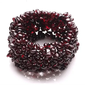 New Natural Garnet Bracelet Gravel Single Circle Crystal Bracelets Lucky Color Crystal Fashion Jewelry Gift For Women Men
New Natural Garnet Bracelet Gravel Single Circle Crystal Bracelets Lucky Color Crystal Fashion Jewelry Gift For Women Men
