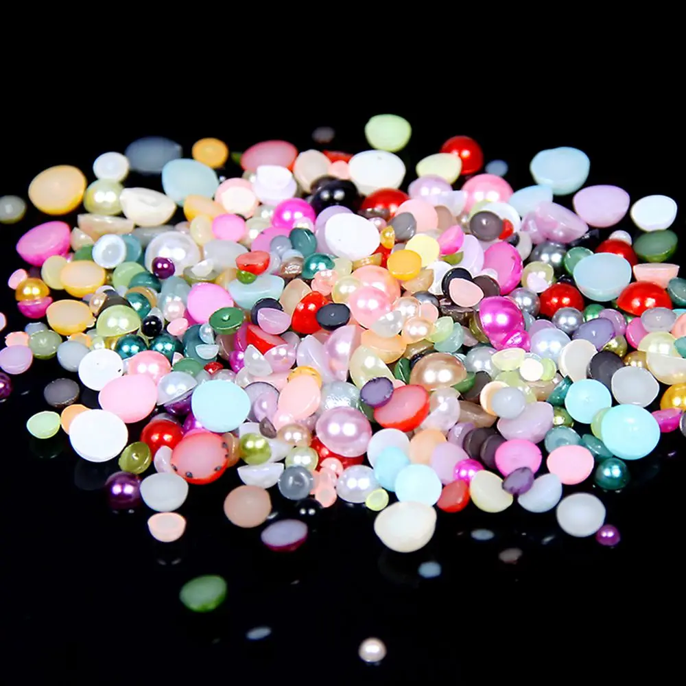 500/1000pcs 2/3/4/5mm Or Mix Size Half Round Resin imitation Pearls FlatBack Cabochon loose Beads trim DIY Nail Wedding Dresses
500/1000pcs 2/3/4/5mm Or Mix Size Half Round Resin imitation Pearls FlatBack Cabochon loose Beads trim DIY Nail Wedding Dresses