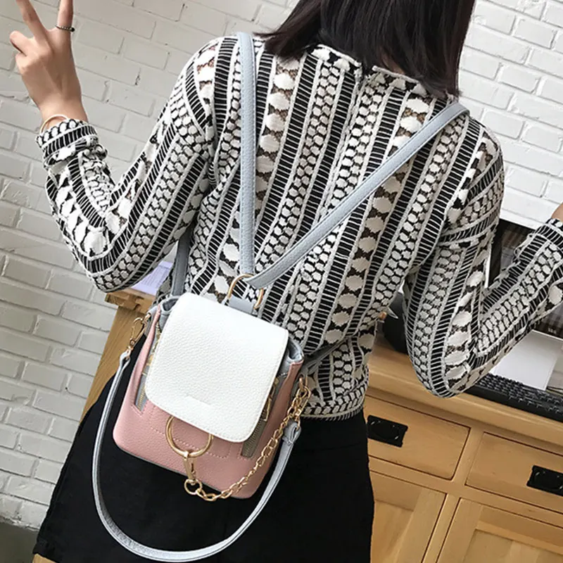 New Fashion Women Backpack High Quality PU Leather Backpack Cute Shoulder School Bags For Teenage Girls Mini Female Bag Sac
New Fashion Women Backpack High Quality PU Leather Backpack Cute Shoulder School Bags For Teenage Girls Mini Female Bag Sac