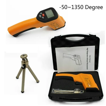 Digital Thermometer -50~1350 Degree Non-Contact K Probe Pyrometer High Temperature Tester IR Infrared Termometro
Digital Thermometer -50~1350 Degree Non-Contact K Probe Pyrometer High Temperature Tester IR Infrared Termometro