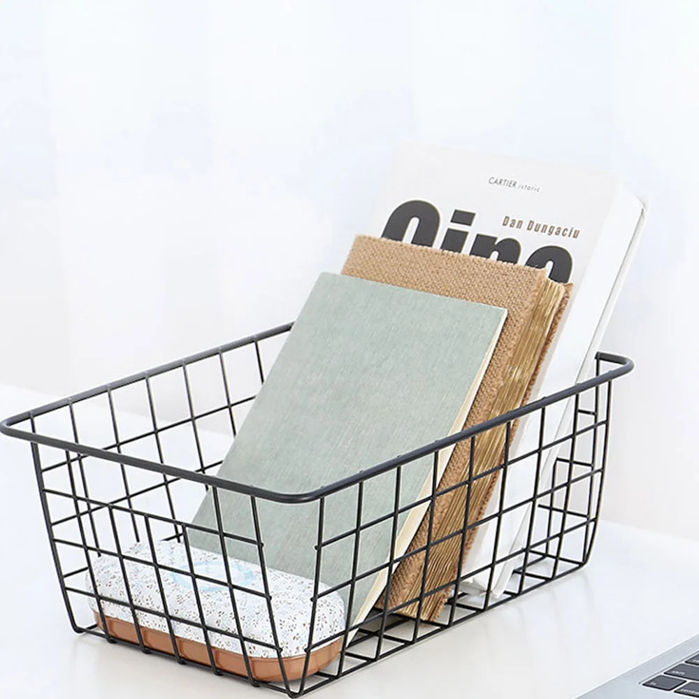Iron Art Storage Basket Book Toiletries Sundries Snacks Organizer Black White Minimalist Style Kitchen Bedroom Storage Baskets
Iron Art Storage Basket Book Toiletries Sundries Snacks Organizer Black White Minimalist Style Kitchen Bedroom Storage Baskets
