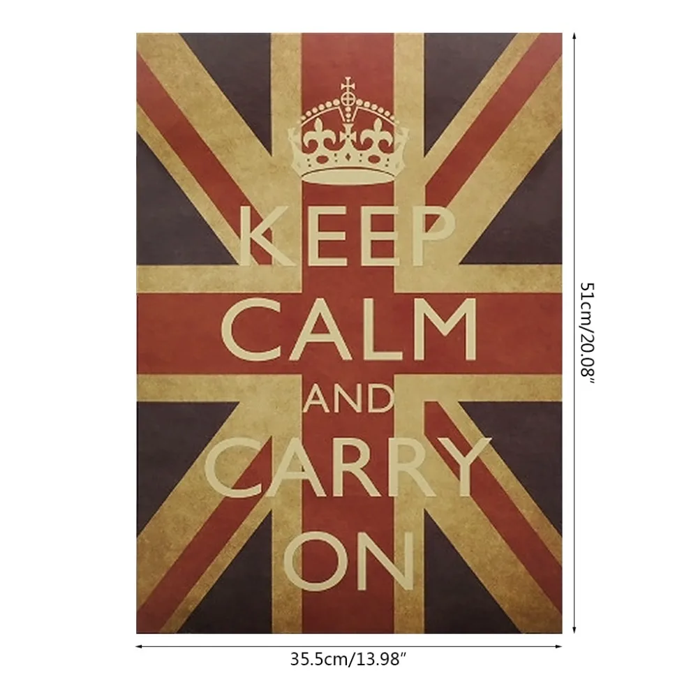 "KEEP CALM AND CARRY ON" Vintage Decal Removable Wall Stickers DIY Retro Flag Crown Wallpaper Home Living Room Decoration
"KEEP CALM AND CARRY ON" Vintage Decal Removable Wall Stickers DIY Retro Flag Crown Wallpaper Home Living Room Decoration