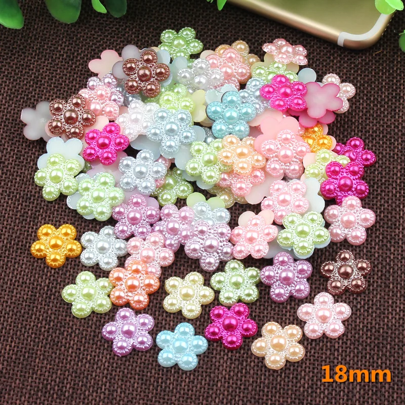 Mixed Color 50Pcs/ Craft ABS Flower Imitation Pearls Resin Scrapbook Beads Decorate Diy
Mixed Color 50Pcs/ Craft ABS Flower Imitation Pearls Resin Scrapbook Beads Decorate Diy