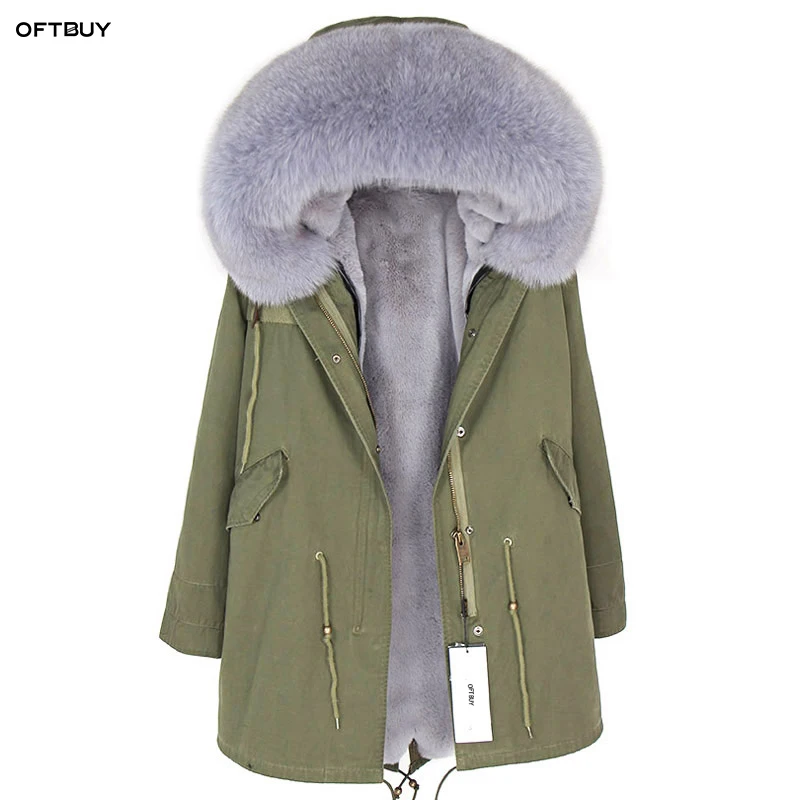 OFTBUY 2019 new Winter Jacket Women Real Fur Coat Parka raccoon Fur collar faux fur liner loose army green long coat Streetwear
OFTBUY 2019 new Winter Jacket Women Real Fur Coat Parka raccoon Fur collar faux fur liner loose army green long coat Streetwear