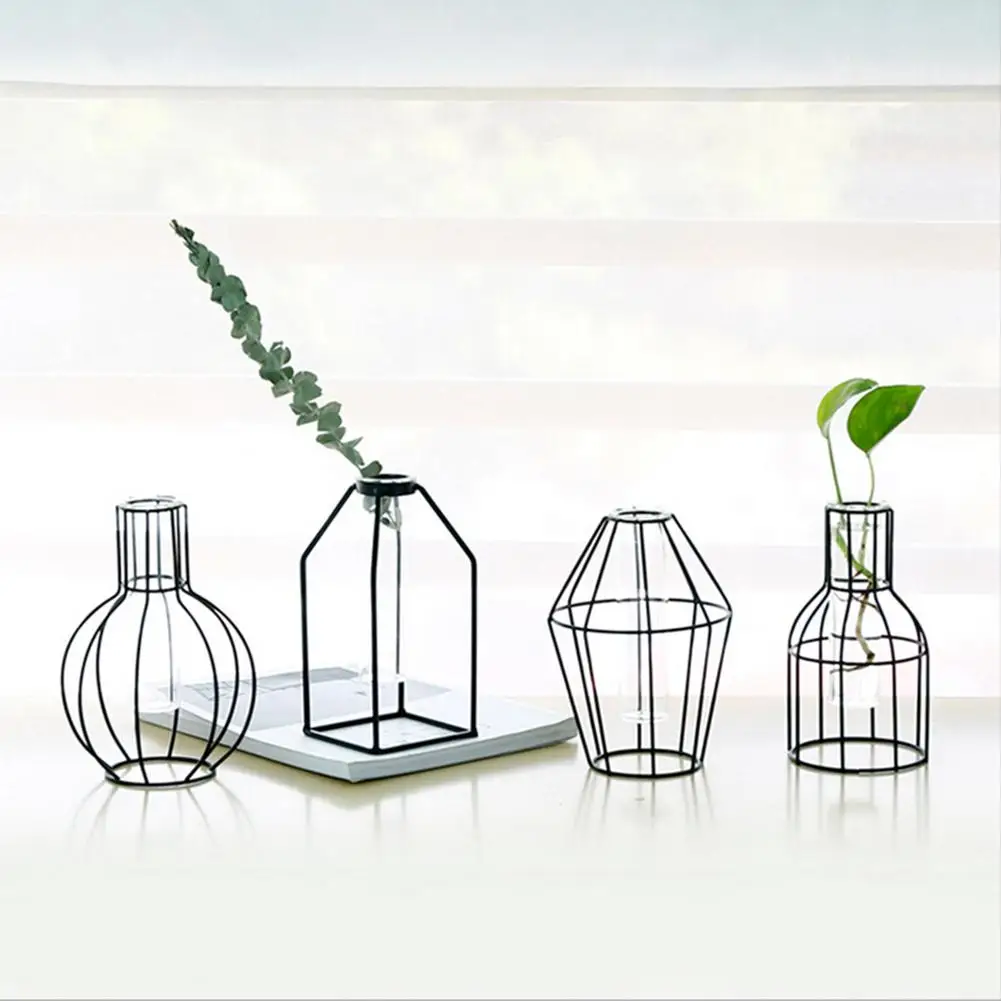 Iron Planter Test Tube Transparent Glass Hydroponic Geometric Flower Vase Stand Home Decoration Ornament
Iron Planter Test Tube Transparent Glass Hydroponic Geometric Flower Vase Stand Home Decoration Ornament