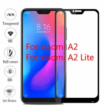 For Xiaomi a2 Mi A2 Lite Full Coverage Screen Protector Protective Film For Xiaomi A1 Mi A2 Lite 3D mi6x Tempered Glass(China)