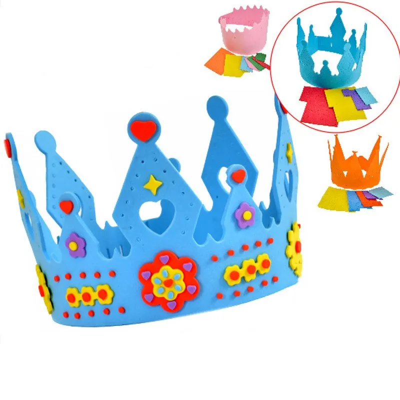 1PC/Pack Children's Handmade Birthday Party Hats EVA Flower Crown Hat Kid Creative DIY Material Bag Craft Supplies Birthday Gift
1PC/Pack Children's Handmade Birthday Party Hats EVA Flower Crown Hat Kid Creative DIY Material Bag Craft Supplies Birthday Gift