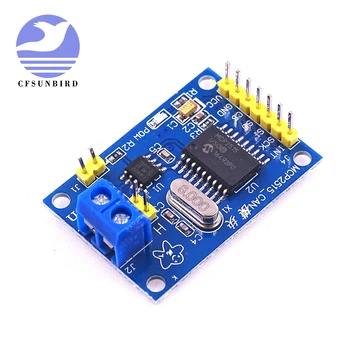 CFsunbird Free shipping 10pcs/lot MCP2515 CAN Bus Module TJA1050 receiver SPI For 51 MCU ARM controller
CFsunbird Free shipping 10pcs/lot MCP2515 CAN Bus Module TJA1050 receiver SPI For 51 MCU ARM controller