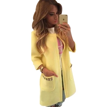 MVGIRLRU women three quarter sleeve windbreaker coat was thin coat pocket with chains
MVGIRLRU women three quarter sleeve windbreaker coat was thin coat pocket with chains