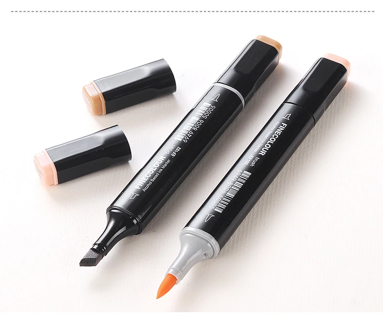 FINECOLOUR супер кисть Изобразительное искусство маркеры альтернатива Copic (тон кожи