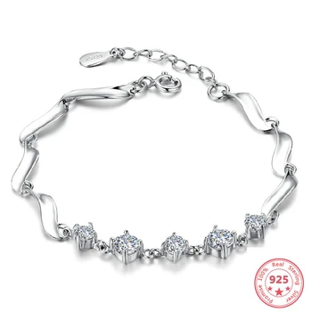 Silver Color 925 Jewelry Bracelet for Women Fashion Pulseira Feminina Bizuteria Wedding Jewelry Gemstone 925 SliverBracelets
Silver Color 925 Jewelry Bracelet for Women Fashion Pulseira Feminina Bizuteria Wedding Jewelry Gemstone 925 SliverBracelets