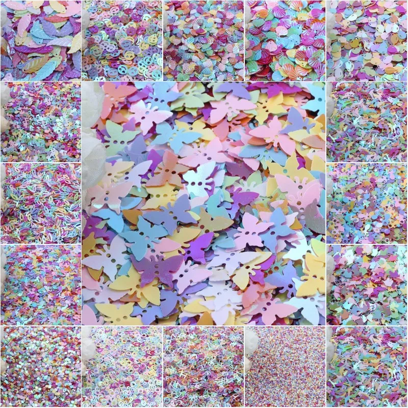 Paillettes AB Mixed Color Multiple Shapes Loose PVC Sequins Sewing Findings Craft Christmas Wedding Party Art DIY Decoration 20g
Paillettes AB Mixed Color Multiple Shapes Loose PVC Sequins Sewing Findings Craft Christmas Wedding Party Art DIY Decoration 20g