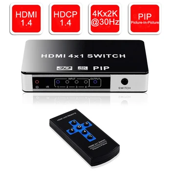 2020 ZY-HS14B 4K HDMI Switch PIP 4x1 HDMI PIP Switch With IR Remote and Auto Control 4 Port Switch HDMI PIP For PS4 Apple TV
2020 ZY-HS14B 4K HDMI Switch PIP 4x1 HDMI PIP Switch With IR Remote and Auto Control 4 Port Switch HDMI PIP For PS4 Apple TV