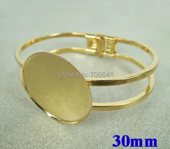 30mm Golden tone Blank Bangle Base Circle Bezel Tray Cabochons Bracelet cuff Spring Bangle Settings Findings DIY Making
30mm Golden tone Blank Bangle Base Circle Bezel Tray Cabochons Bracelet cuff Spring Bangle Settings Findings DIY Making