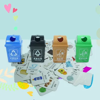 4Pcs Mini Trash Can Toy With 120Pcs Cards Garbage Truck Cans Curbside Vehicle Bin Toys Kid Simulation Furniture Toy Kids Gift
4Pcs Mini Trash Can Toy With 120Pcs Cards Garbage Truck Cans Curbside Vehicle Bin Toys Kid Simulation Furniture Toy Kids Gift