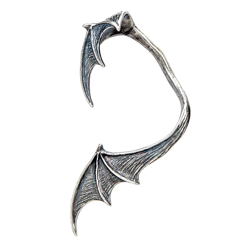 Retro 925 Sterling Silver Clip Earrings Demon Vampire Bat Wing Ear Earrings Gothic Punk Style Man Women Fashion Jewelry Gift
Retro 925 Sterling Silver Clip Earrings Demon Vampire Bat Wing Ear Earrings Gothic Punk Style Man Women Fashion Jewelry Gift