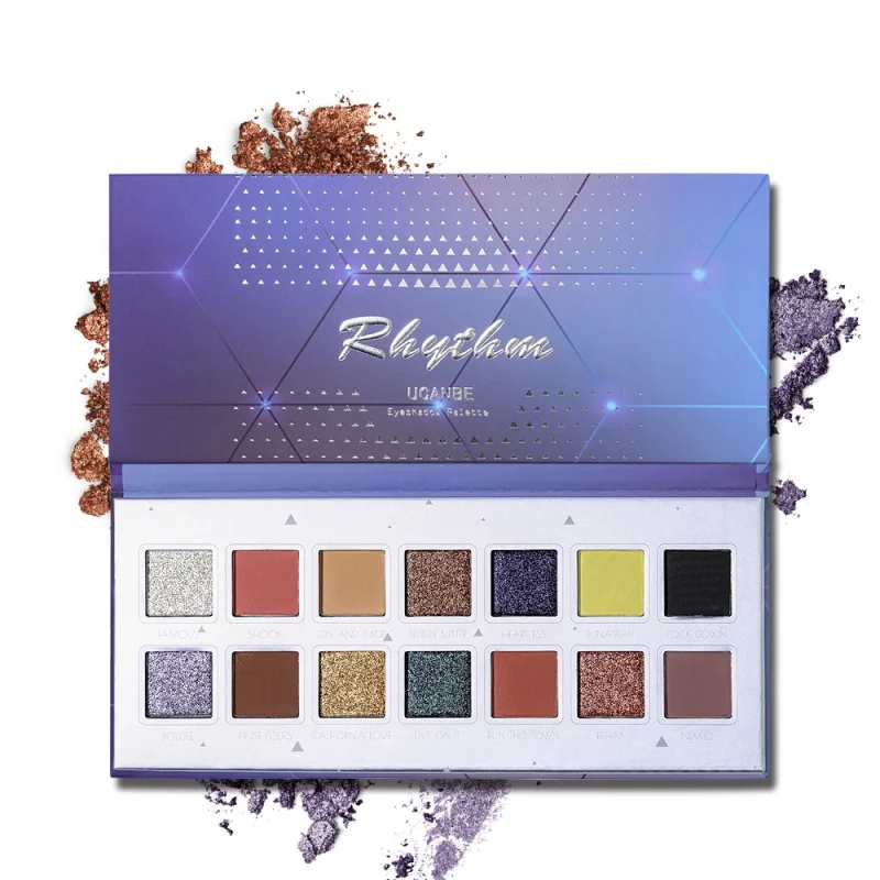 14 Colors Charming Eyeshadow Makeup Palette Long Lasting Shimmer Matte Nude Eye Shadow Highlighter Cosmetic Powder |