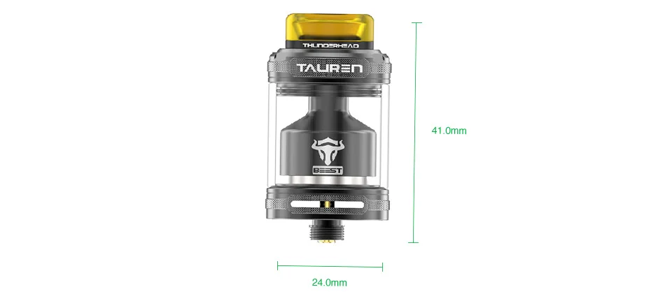 [With Warnings] THC Tauren RTA 2ml/4.5ml