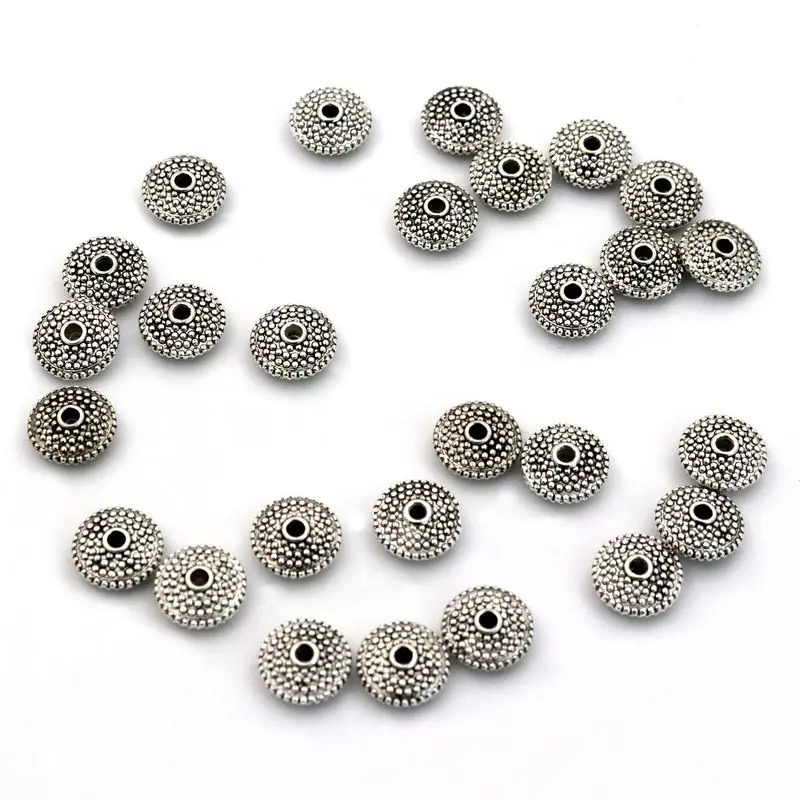 50 7/9mm Tibetan Silver Color Round UFO Small Big Metal Spacer For Jewelry Making Diy Needlework Finding Accessories Supply
50 7/9mm Tibetan Silver Color Round UFO Small Big Metal Spacer For Jewelry Making Diy Needlework Finding Accessories Supply