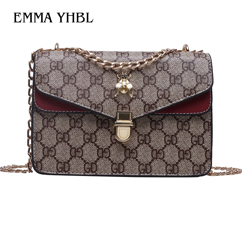 EMMA YHBL Cross-body bag chain 2019 Korean version simple cross-body bag for women small square bag
EMMA YHBL Cross-body bag chain 2019 Korean version simple cross-body bag for women small square bag