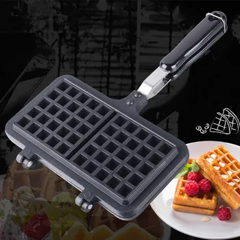 Household open flame special waffle mold non-stick cake baking tray DIY waffle machine
Household open flame special waffle mold non-stick cake baking tray DIY waffle machine