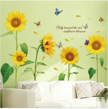 DIY Sunflower wall stickers living room sofa background rustic style stickers bedroom wall decals home Nordic decoration
DIY Sunflower wall stickers living room sofa background rustic style stickers bedroom wall decals home Nordic decoration
