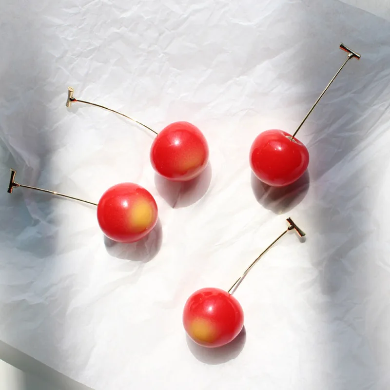 Japanese 2018 Sweet Cute Simple Gradient Red Cherry Fruit Drop Earrings for Women Girls Wedding Party Charm Jewelry Wholesale
Japanese 2018 Sweet Cute Simple Gradient Red Cherry Fruit Drop Earrings for Women Girls Wedding Party Charm Jewelry Wholesale