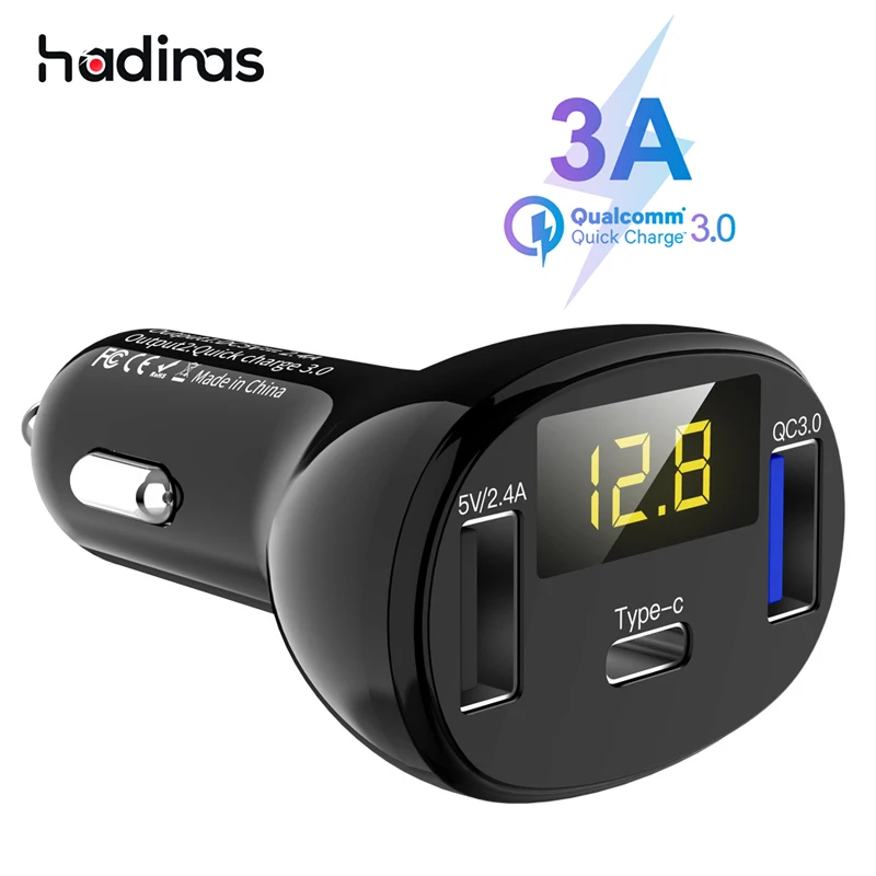 Quick Charge 3.0 USB Car Charger for Samsung A50 S10 Xiaomi Fast PD Car Charger for iPhone X Xr Xs Max USB C PD Charging Adapter
Quick Charge 3.0 USB Car Charger for Samsung A50 S10 Xiaomi Fast PD Car Charger for iPhone X Xr Xs Max USB C PD Charging Adapter