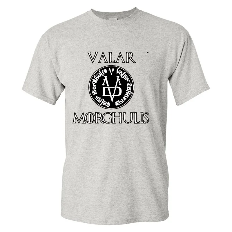 2019 Summer gray T-shirt Men Valar Morghulis All Mens Must Die Valyrian Game of Thrones T Shirts Cotton Casual Men Tops Tees 
2019 Summer gray T-shirt Men Valar Morghulis All Mens Must Die Valyrian Game of Thrones T Shirts Cotton Casual Men Tops Tees