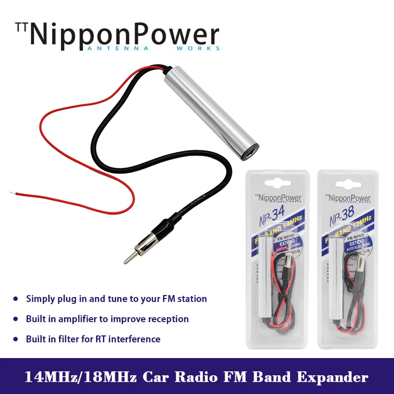 Vehicle Elecronic FM Band Extend 14MHz 18MHz Car Radio FM Band Expander Frequency Change Converter Built In Amplifier and Filter
Vehicle Elecronic FM Band Extend 14MHz 18MHz Car Radio FM Band Expander Frequency Change Converter Built In Amplifier and Filter