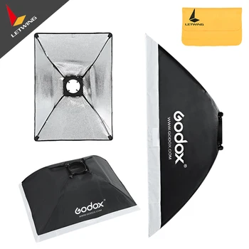 2pcs Godox 20"x27" / 50x70cm Softbox Soft Box with Digital Mount for Photo Studio Flash Strobe Free shipping
2pcs Godox 20"x27" / 50x70cm Softbox Soft Box with Digital Mount for Photo Studio Flash Strobe Free shipping