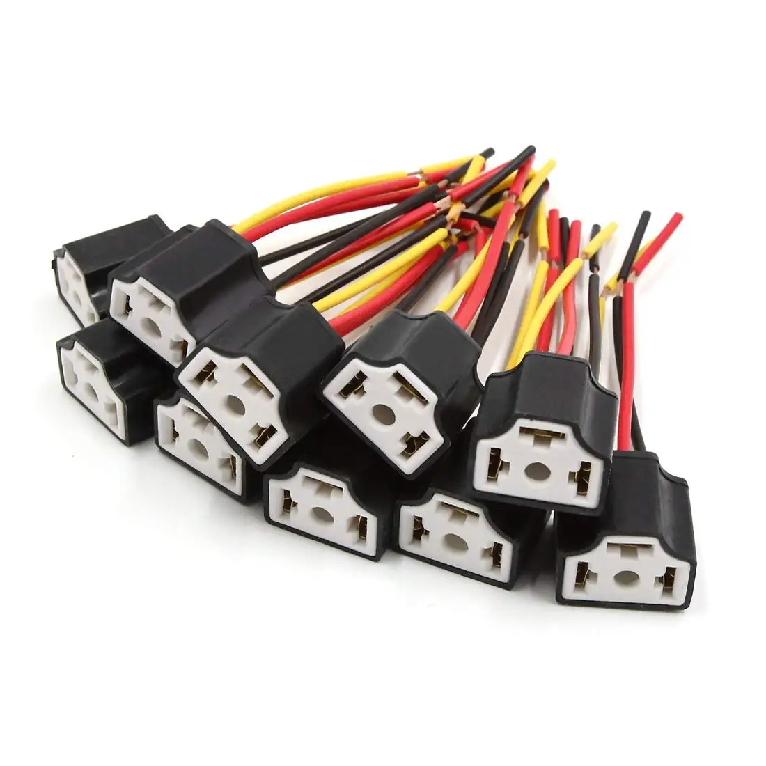 uxcell 10 Pcs 3 Wires H4 Fog Light Extension Wire Harness Socket Connector for Car
uxcell 10 Pcs 3 Wires H4 Fog Light Extension Wire Harness Socket Connector for Car