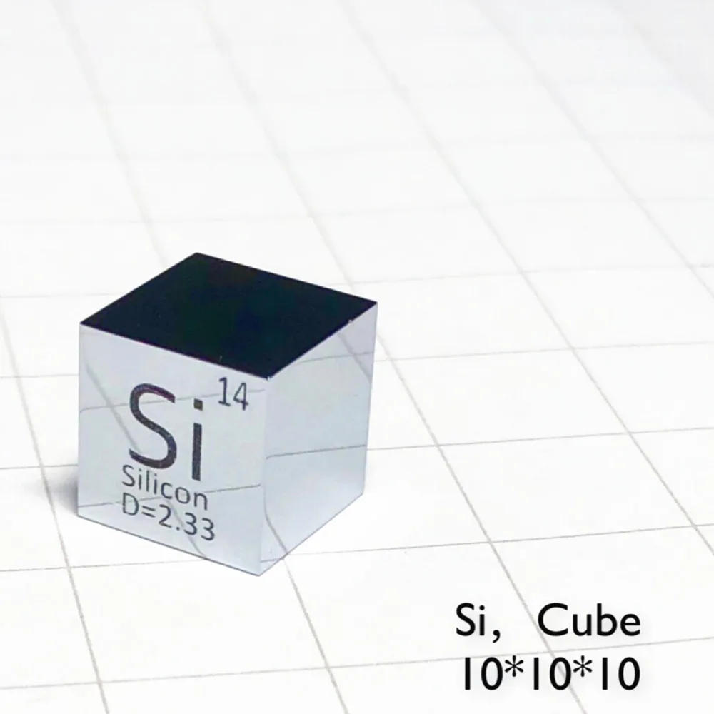 Silicon Cube for Element Collection Art Hobbies Science Experiment 99.9999% 6N 10x10x10mm Si Cube for Research and Development
Silicon Cube for Element Collection Art Hobbies Science Experiment 99.9999% 6N 10x10x10mm Si Cube for Research and Development