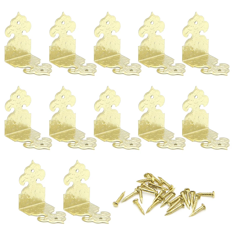 12x Decorative Corner Bracket Furniture Wooden Box Feet Corner Protector 25mm L15 
12x Decorative Corner Bracket Furniture Wooden Box Feet Corner Protector 25mm L15