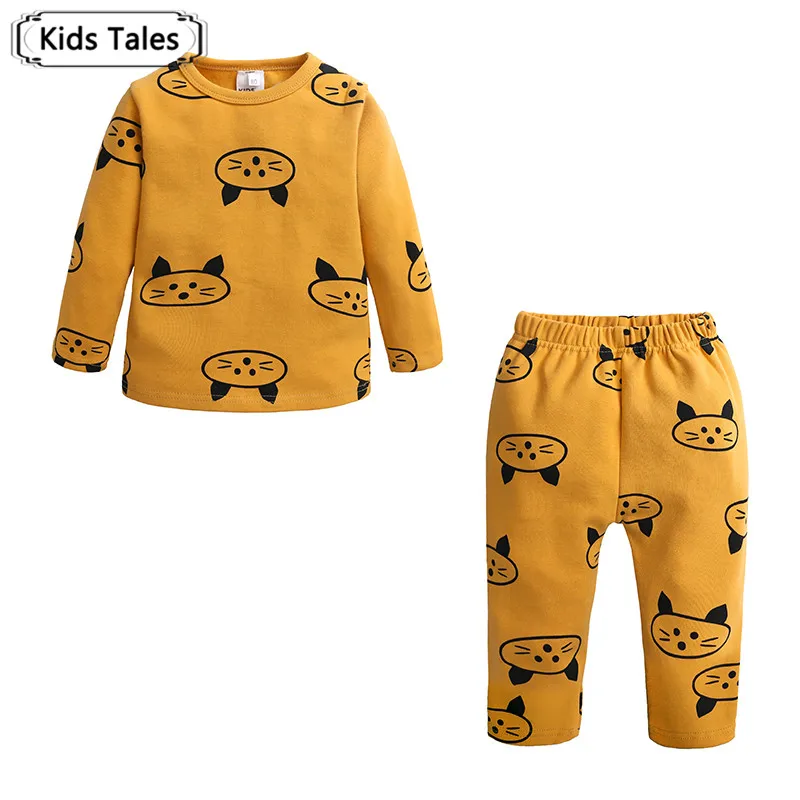 ST414 New Children Pajamas Set Kids Baby Girl Boys Cartoon Cat Casual Pijamas Kids long sleeve Pyjamas Sleepwear Nightgown
ST414 New Children Pajamas Set Kids Baby Girl Boys Cartoon Cat Casual Pijamas Kids long sleeve Pyjamas Sleepwear Nightgown