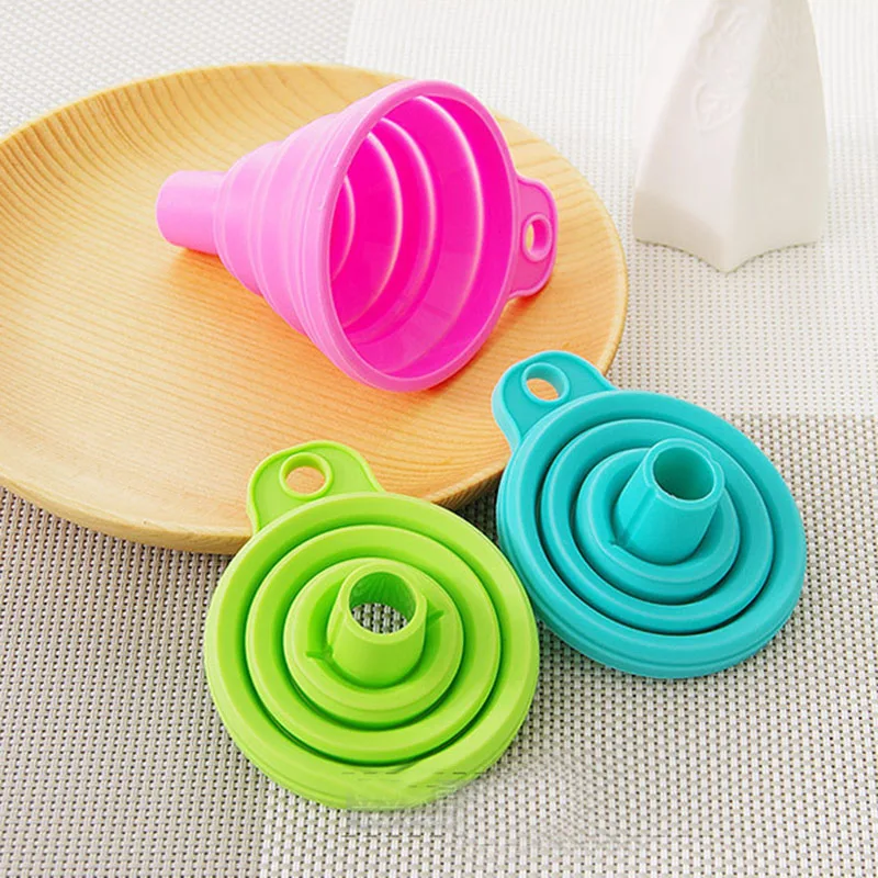 Practical Funnel Collapsible Hopper Foldable Funnel Creative Flexible Kitchen Tools Cooking Utensils
Practical Funnel Collapsible Hopper Foldable Funnel Creative Flexible Kitchen Tools Cooking Utensils